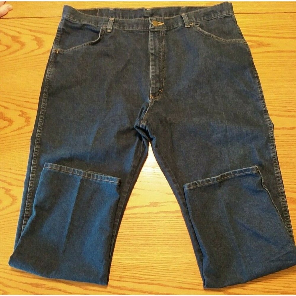 Men's WRANGLER HERO STRAIGHT LEG MIDRISE REGULAR FIT DENIM JEANS 40 X 30